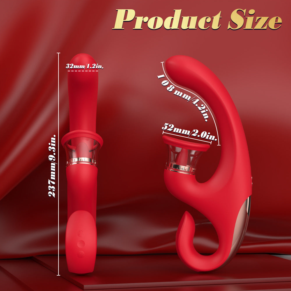 9+9 Dual Stimulation Clitoral Suction & G-spot Vibrator - image 7