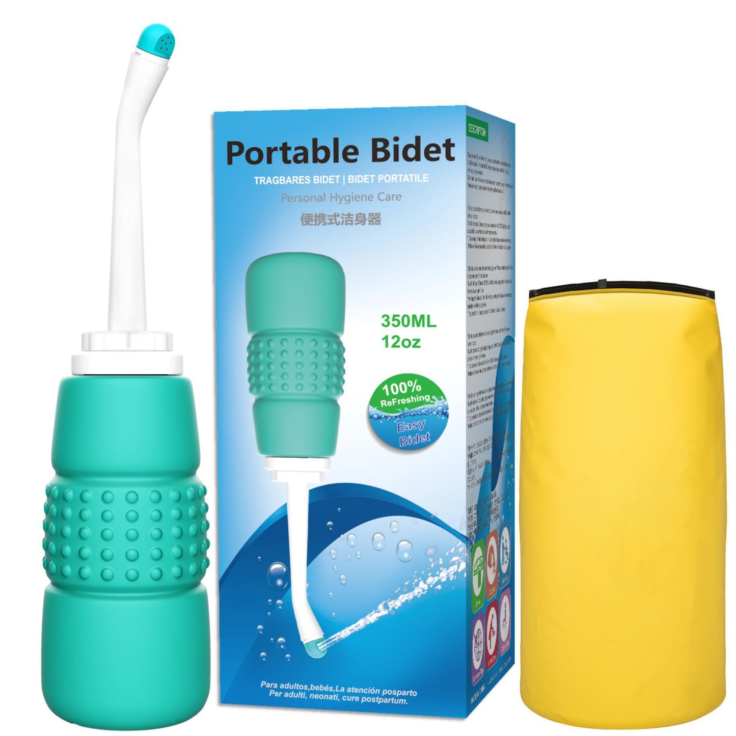Portable Enema Cleasing Douch Cleaner - 350ml - image 5