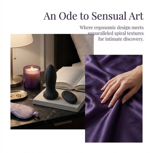 Remote Control Spiral Texture Vibrating Anal Massager - image 1