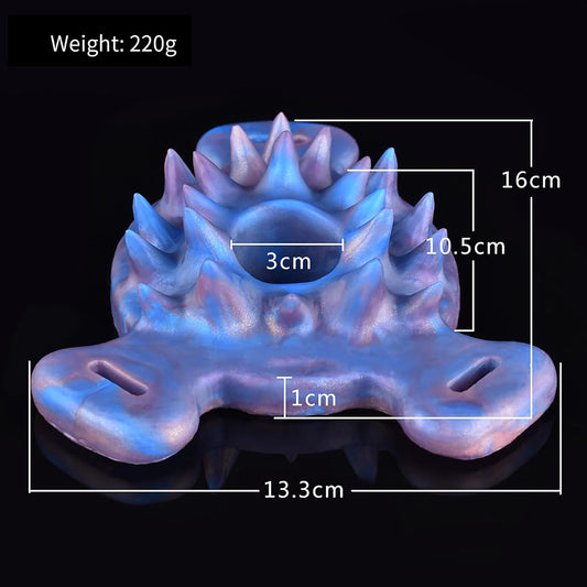 Strap-On Grinding Toy with Hole - image 0