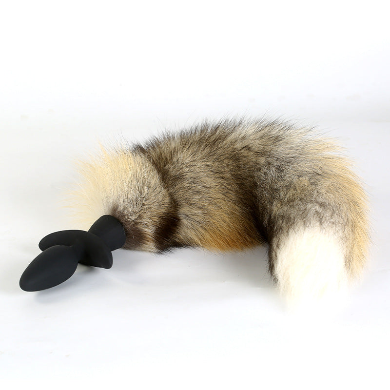 Detachable Fox Tail Silicone Anal Plug - Golden Island FoxTail - image 8