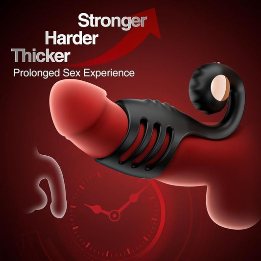 Ocean Pulse Duo – Seahorse-Inspired Vibrating Couples Ring - image 0