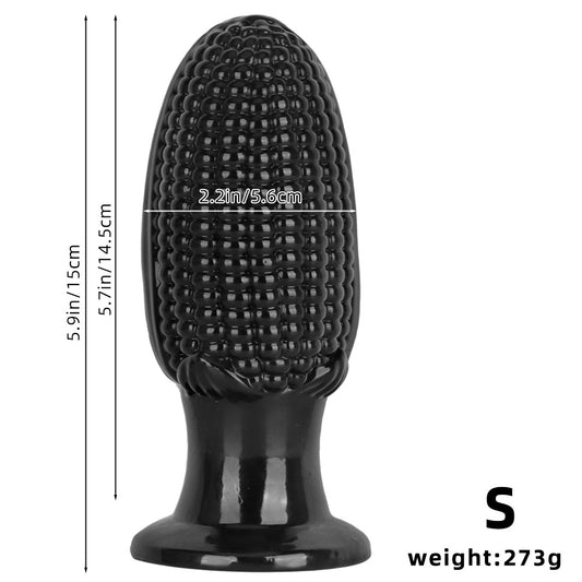 Dual-Sided Corn Husk Anal Plug - S - image 1
