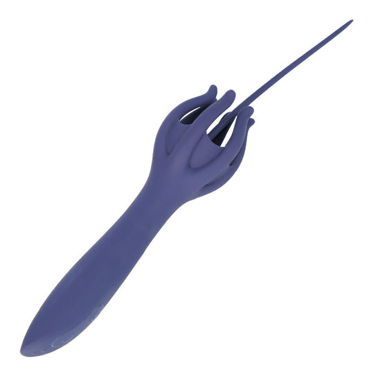 Siicone Electric Vibrating Urethral Sounds Rechargeable - Blue - image 0