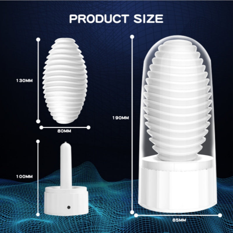 7.48x3.35'' Aircraft Cup Masturbator Penis Exerciser - image 5