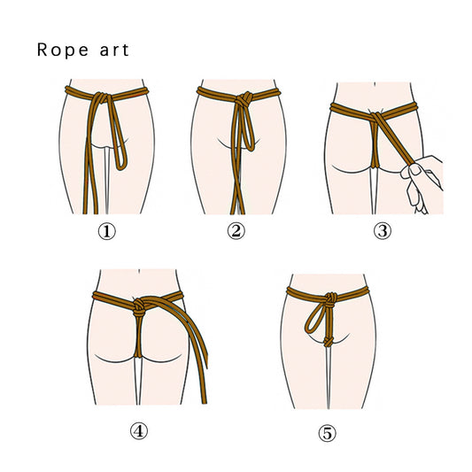 Hemp Bondage Rope - SM Full Body Bondage - image 1