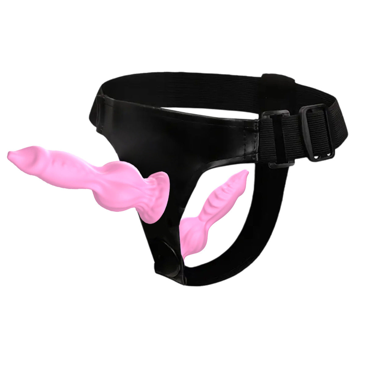 Strap-on Harness Set With Customizable Fit - Pink - image 3