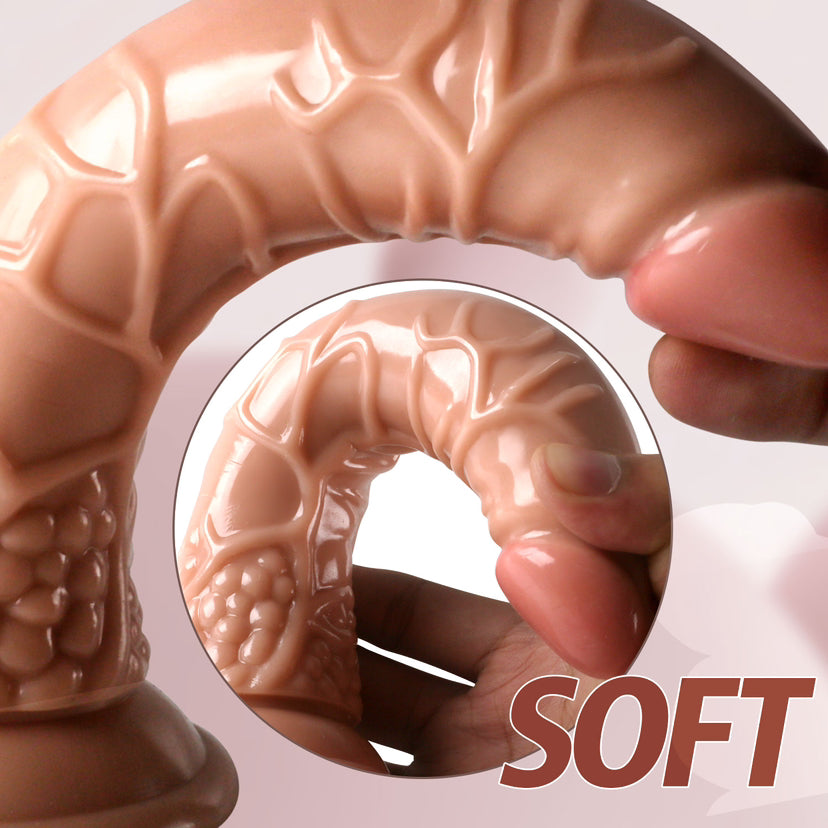 Realistic Suction Cup Dildo - 8.5 Inch Lifelike TPE Dildo with Strong Suction Base - image 2