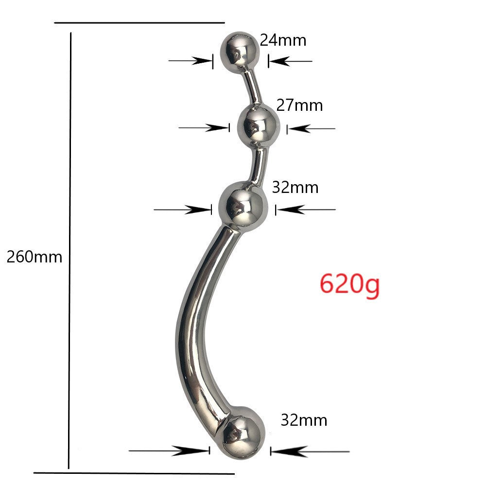 4 Anal Balls Stainless Steel Anal Metal Butt Plug - 620g - image 7