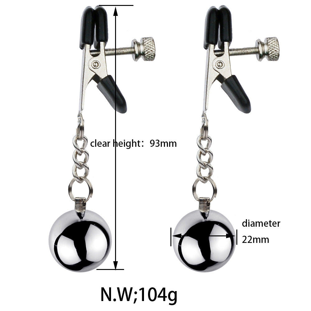 BDSM Silicone End Nipple Clamps Nipple Clips - image 1