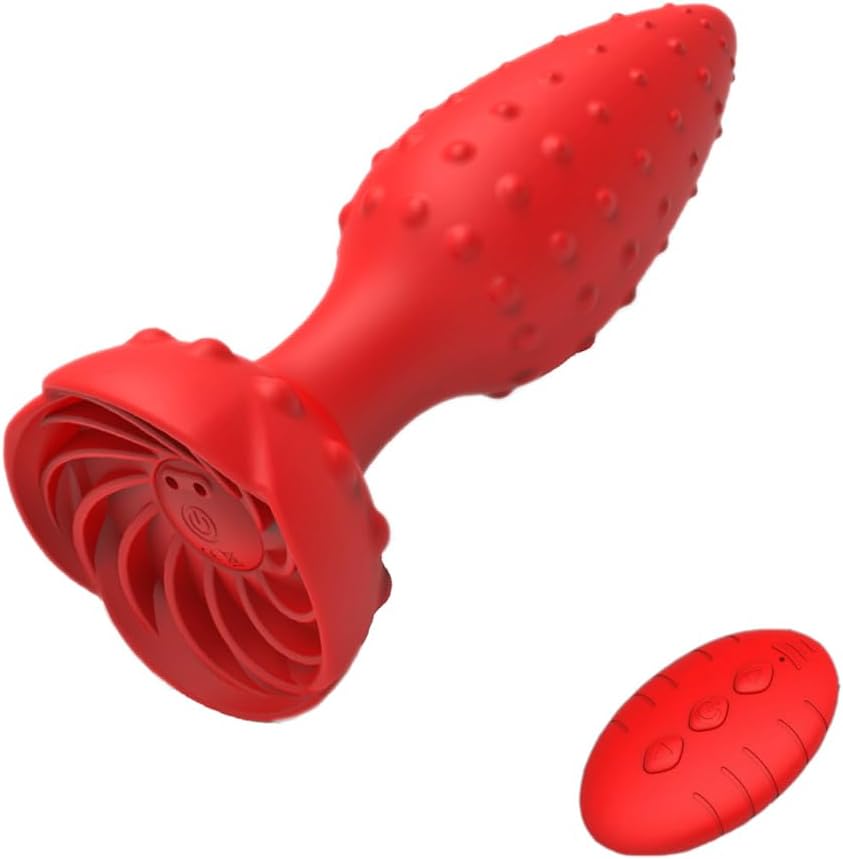 10 Modes Vibrating Bump Prostate Massager Vibrators - Red - image 6