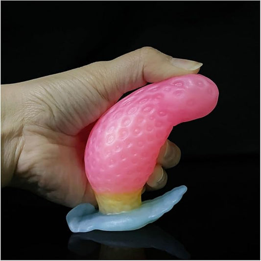 Strawberry Liquid Silicone Anal Plug - image 1