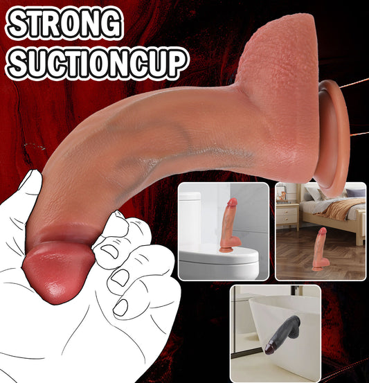 Realistic Silicone Dildo – 3 Sizes for Every Mood (5.9" / 7.8" / 9.8") - image 1