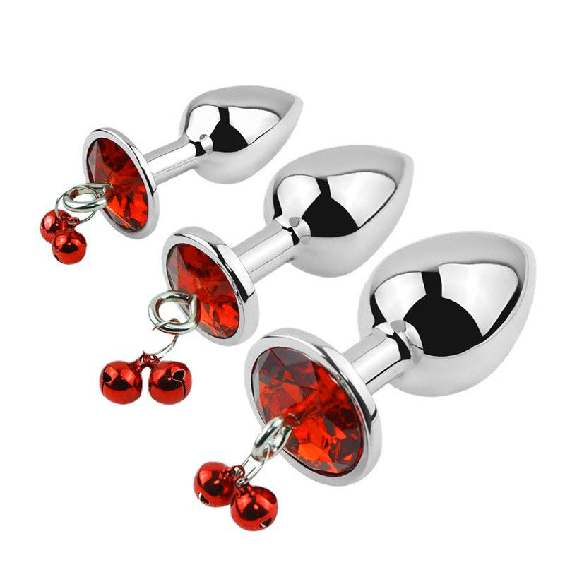 Princess Double Bells Butt Plug Set of 3 - Red - image 5