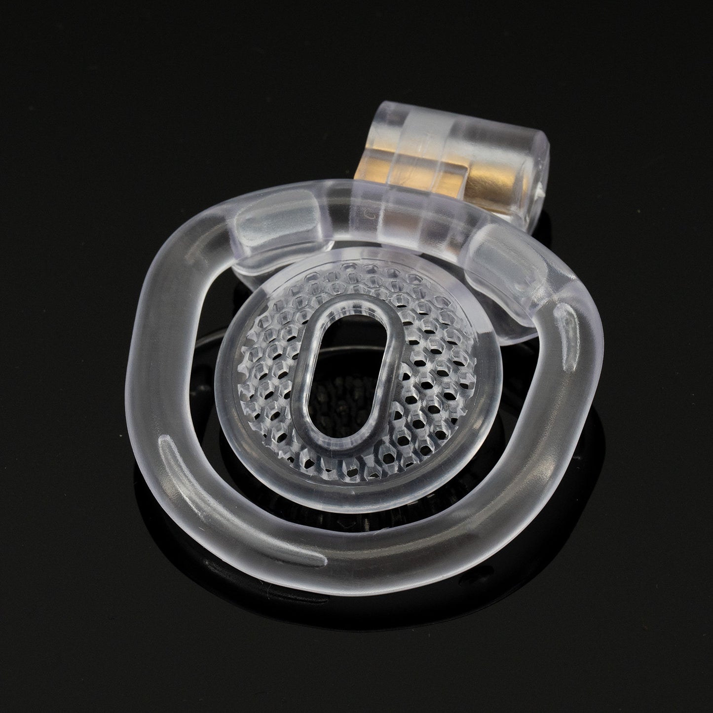 CB Sissy Chastity Cage with 4 Rings - F - negative - image 8