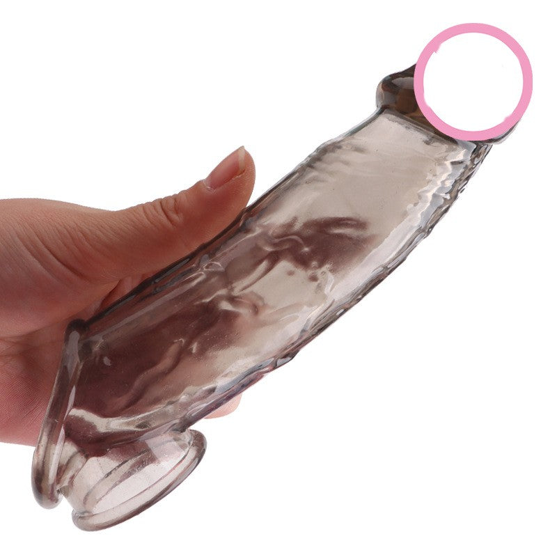 Uprising Clear Cock Sleeve - Black - image 5