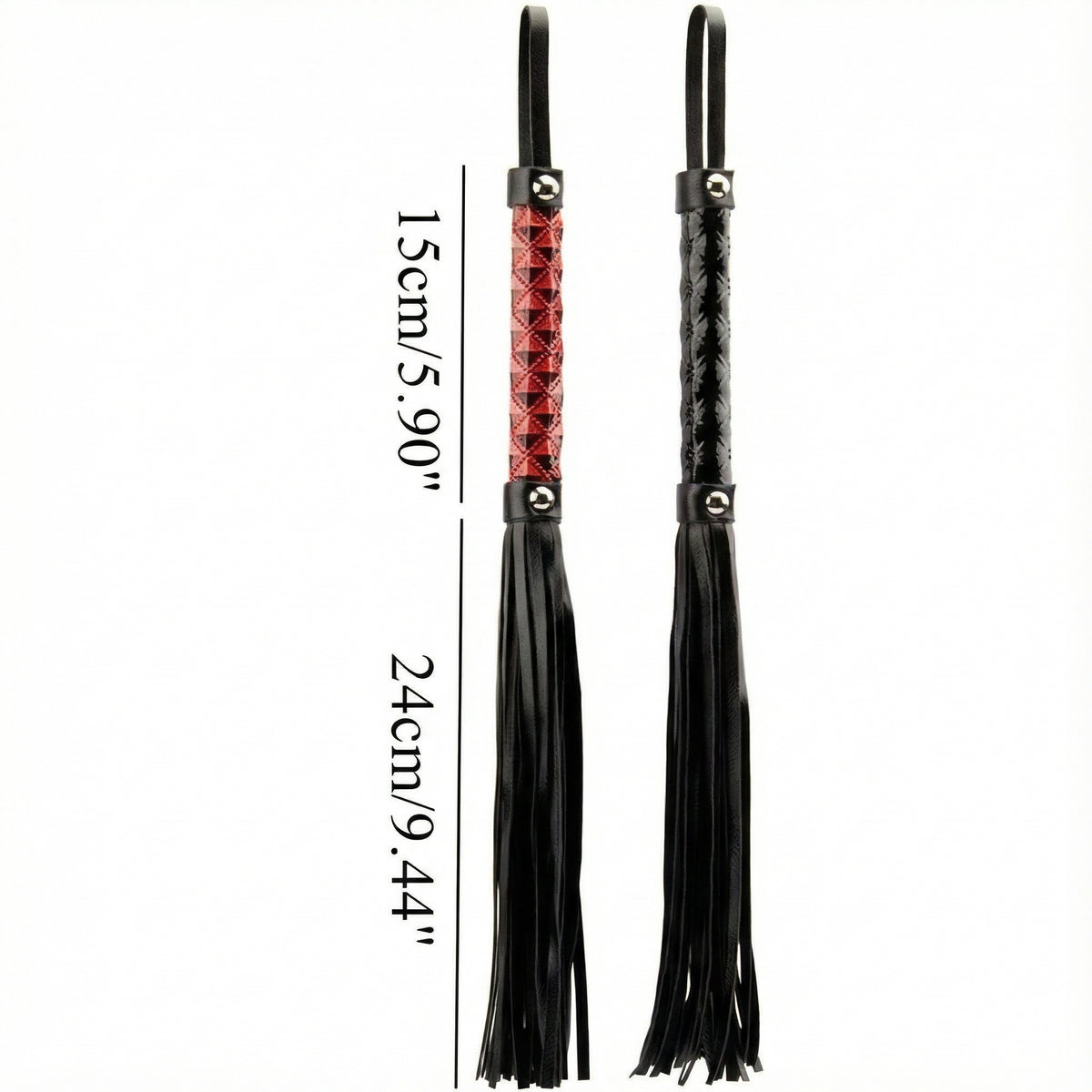 High-quality Leather Whip With Braided Handle - image 6