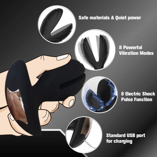 Waterproof Silicone Remote-Control Vibrating Anal Plug - image 1