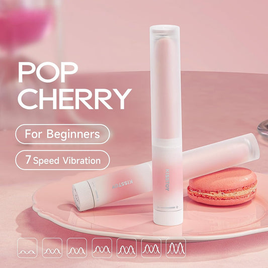 Pop Cherry Mini Lipstick Vibrator - image 1