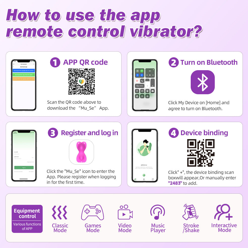 APP Remote Control Butterfly Wearable Vibrator 9+9 Vibration Modes - image 7