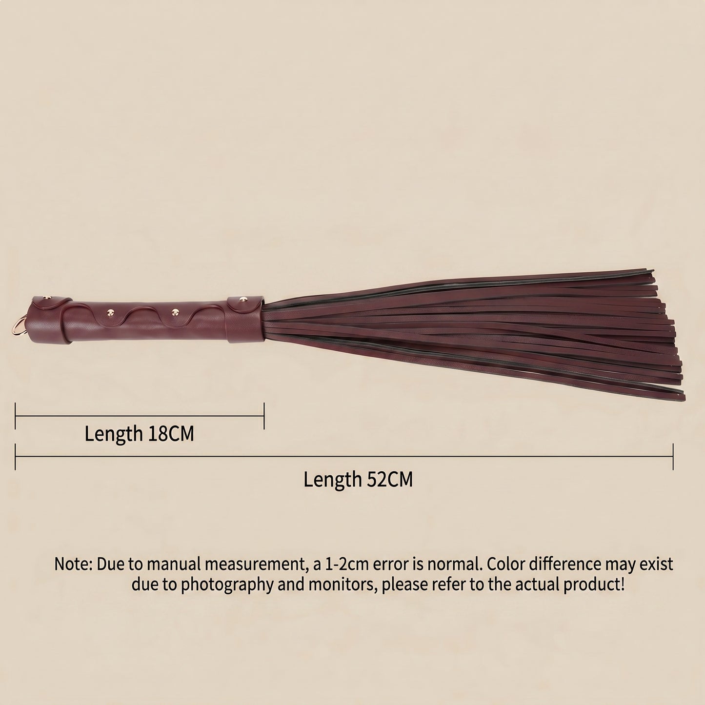 Chain Tassel Leather Whip - image 4
