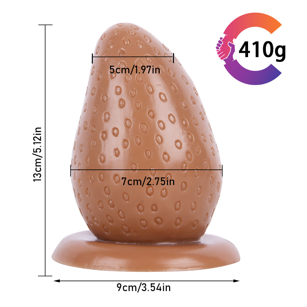 Strawberry Anal Plug - Brown - image 19