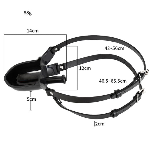 Holy Water PU Leather Mouth Plug SM Toys - image 1