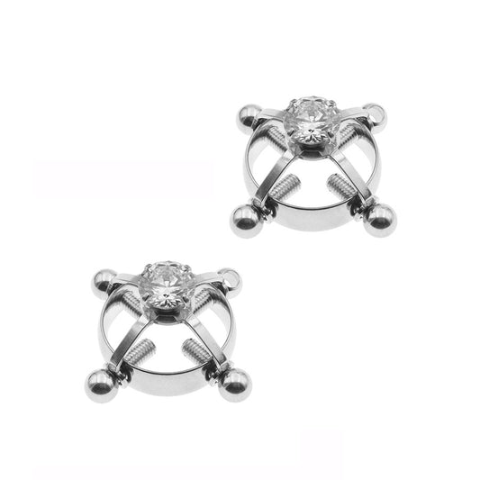 Metal Nipple Clamps With Jewerly - image 1