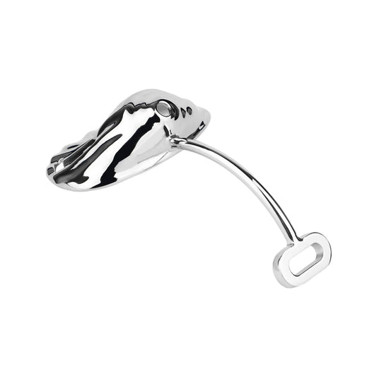 Sexy Shell Chastity Belt with Anal Plug and Urethral Catheter - image 1