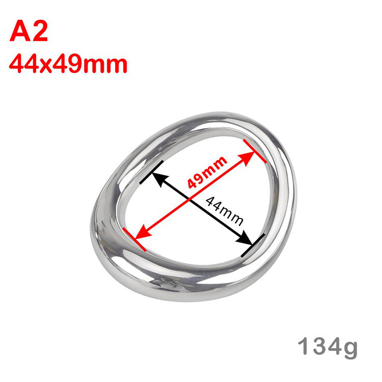 Ergonomic Steel Cock Ring - A2:44x49mm - image 10