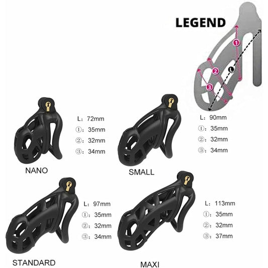 Lightweight Resin Chastity Cage - image 1