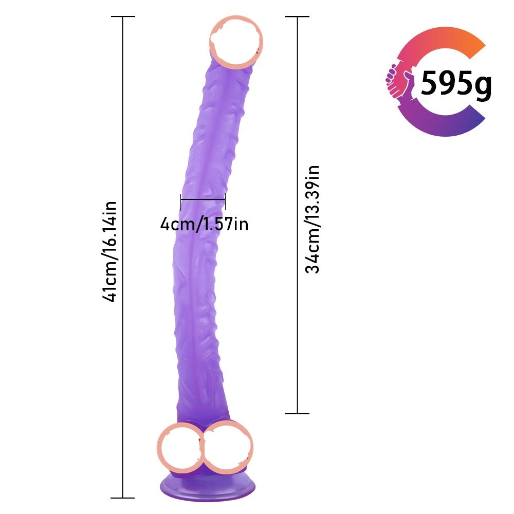13 Inches Extra Long Silicone Dildo - image 8