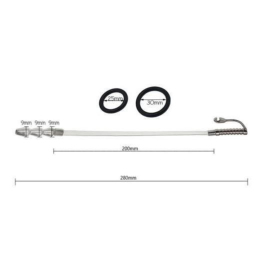 Stainless Steel Beginner Dilator 11'' with 1.18"/0.98" Rings - image 1