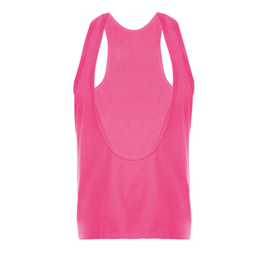 Man Deep V-neck Sexy Sleeveless Tops - Rose - 3XL - image 1