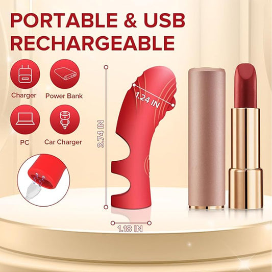 Finger Vibrator Clitoral G-Spot Nipple Vibrators - image 1