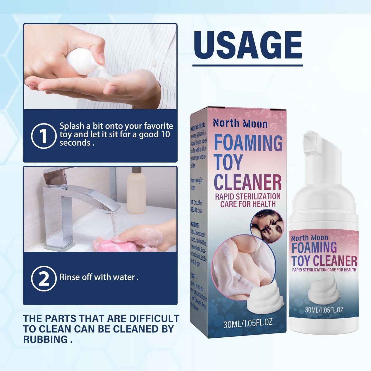 Adult Toy Sanitizer Foam Cleaner - image 6