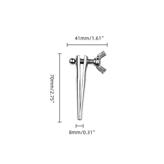 Adjustable Metal Dilator Urethral Rod Male SM Masturbation - Short - 8mm - image 1