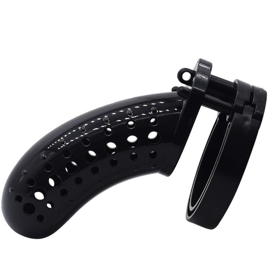 The Stockade Clear Cage Male Chastity Device - Black - image 1