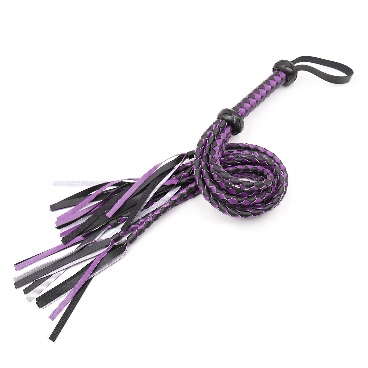 PU Leather SM Flogger Whip - image 3