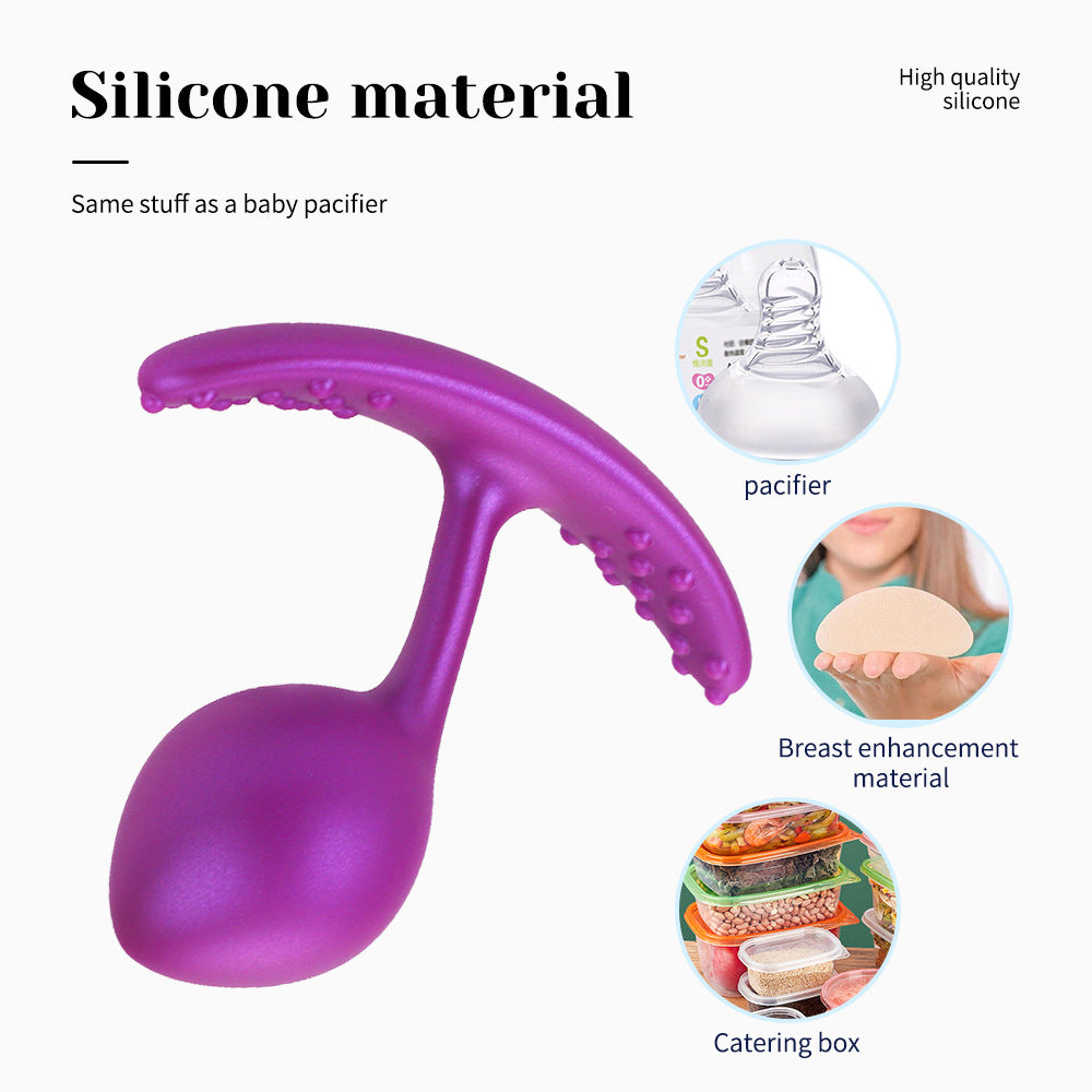 Realistic Stretch Anal Plug with Built-in Steel Balls and Stimulating Base - image 8