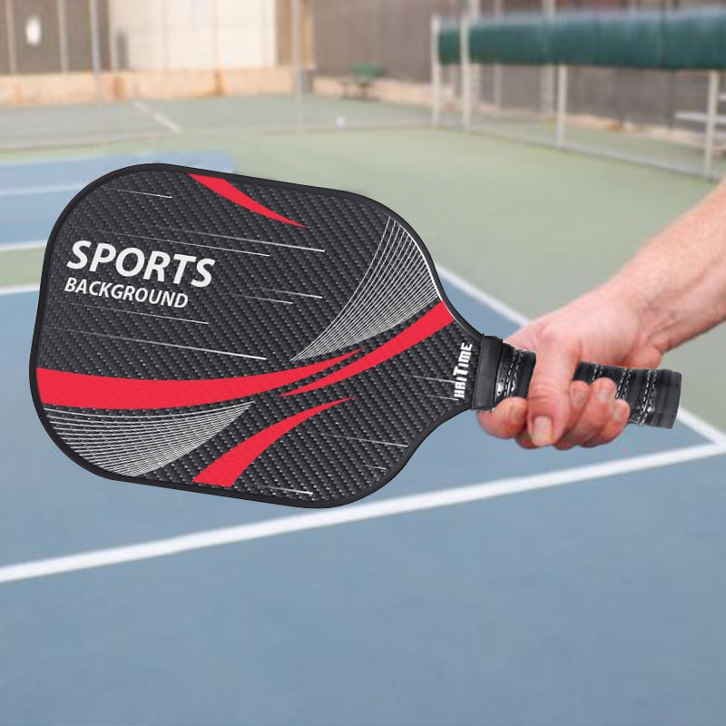 Pickleball Paddle Carbon Fiber Pickleball Racket with 2 Balls