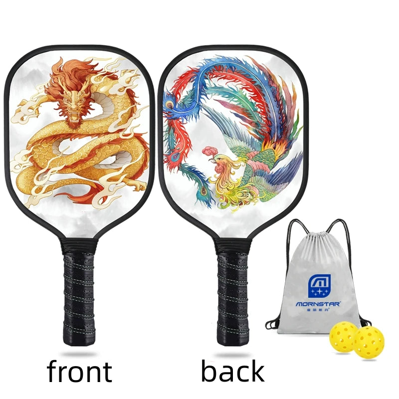 Double-Side Design Pickleball Paddle Carbon Fiber Pickleball Racket