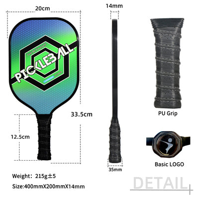 2023 Premium Pickleball Paddles Set USAPA Approved Racket