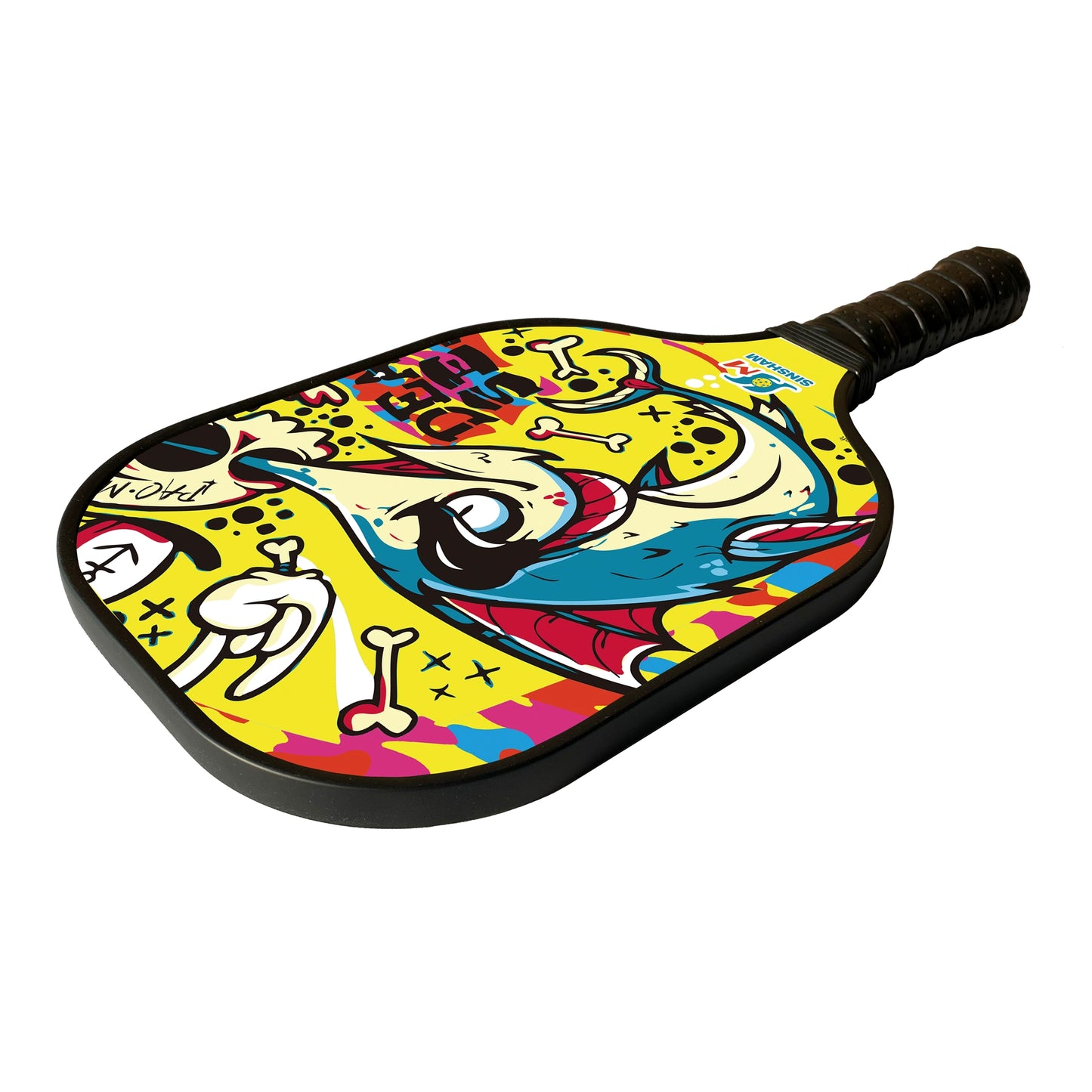 Shark Graffiti Pickleball Paddle