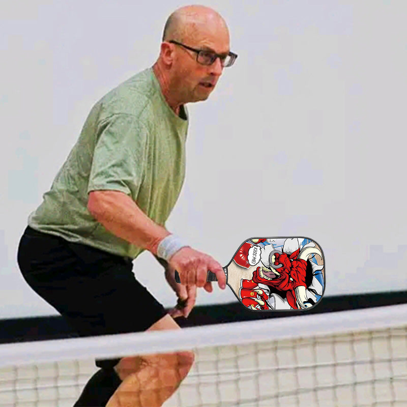Bull Pickleball Paddle Carbon Fiber Pickleball Racket