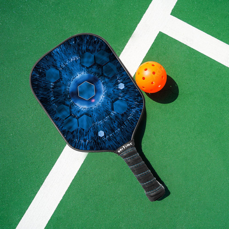 Blue Pickleball Paddle Carbon Fiber Pickleball Racket