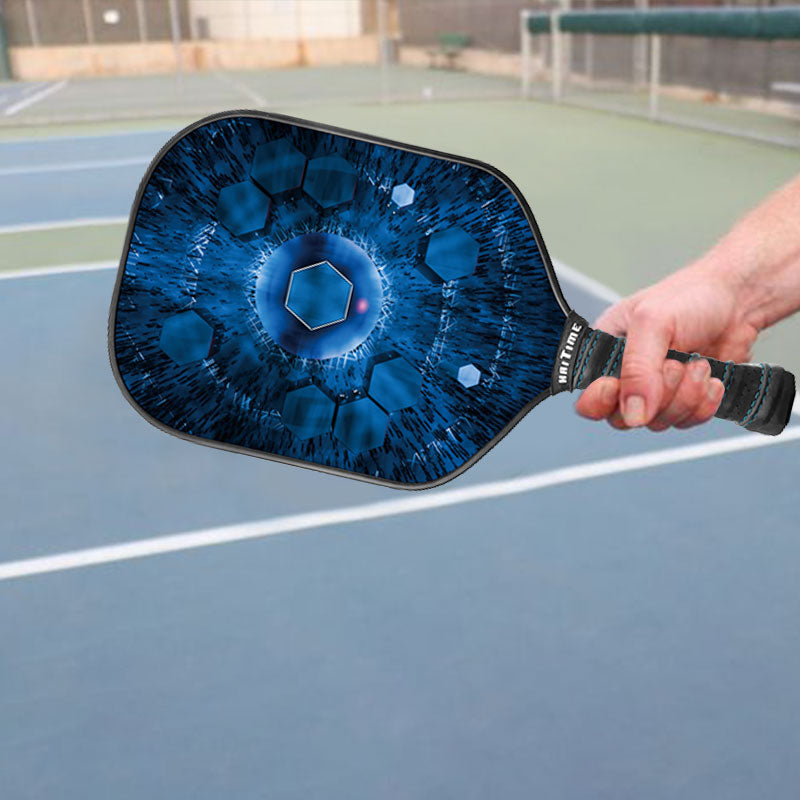 Blue Pickleball Paddle Carbon Fiber Pickleball Racket