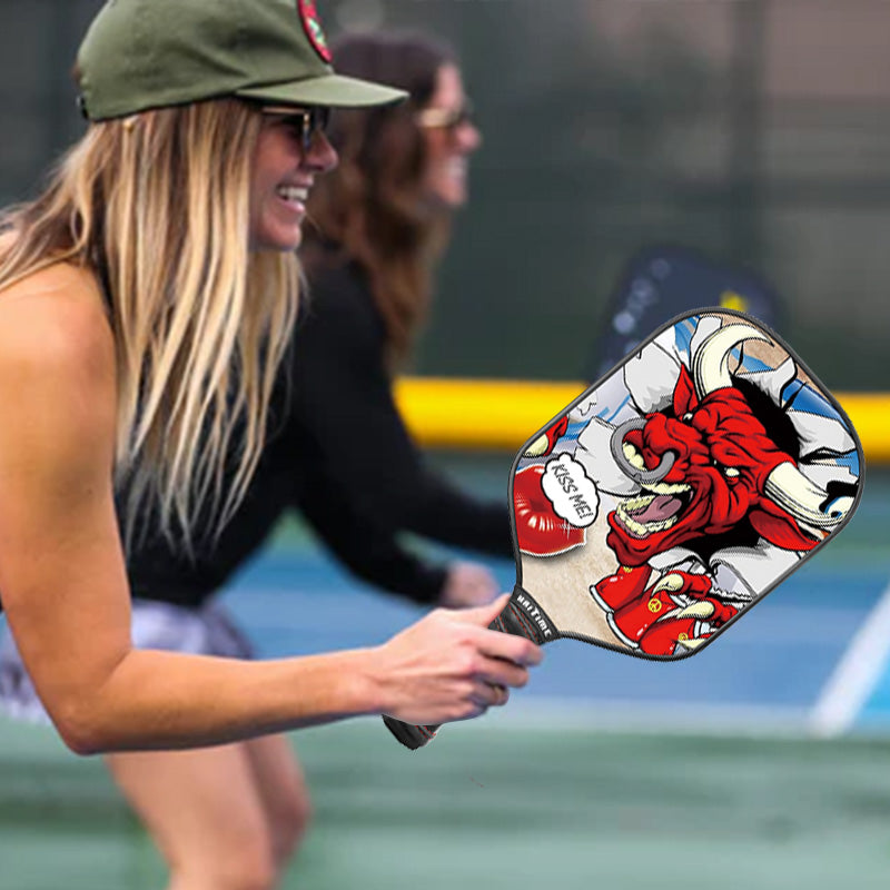 Bull Pickleball Paddle Carbon Fiber Pickleball Racket