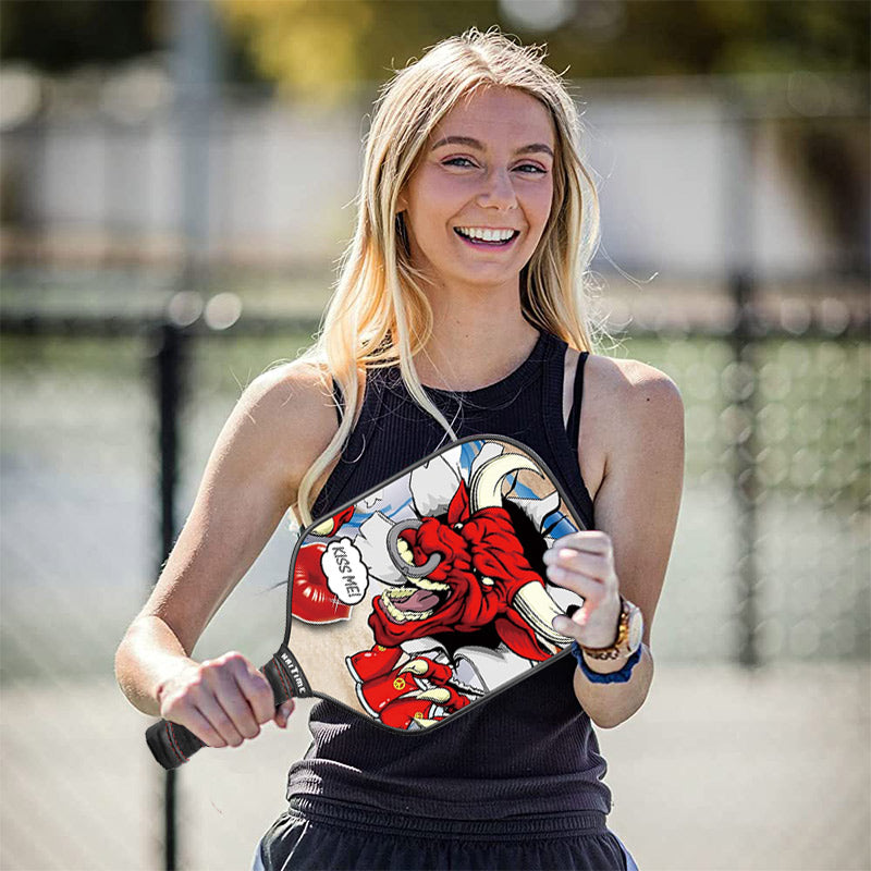Bull Pickleball Paddle Carbon Fiber Pickleball Racket