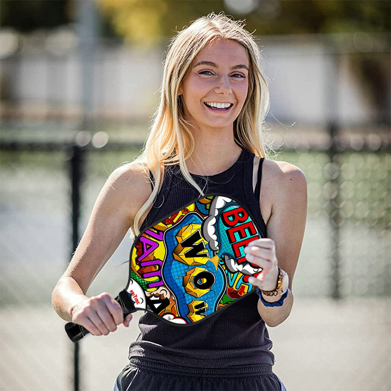 New Graffiti Pickleball Paddle Carbon Fiber Pickleball Racket